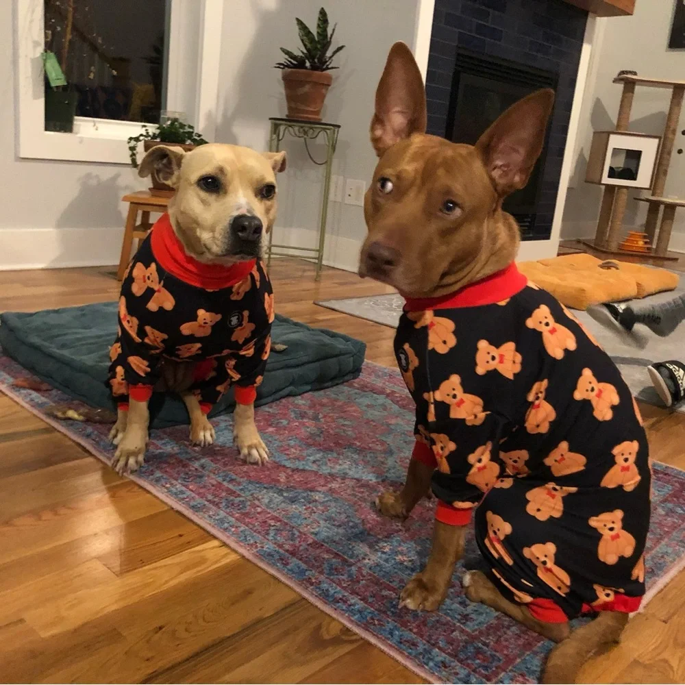 Pittie Clothing Company matching PJ sets. PRICE PER ITEM